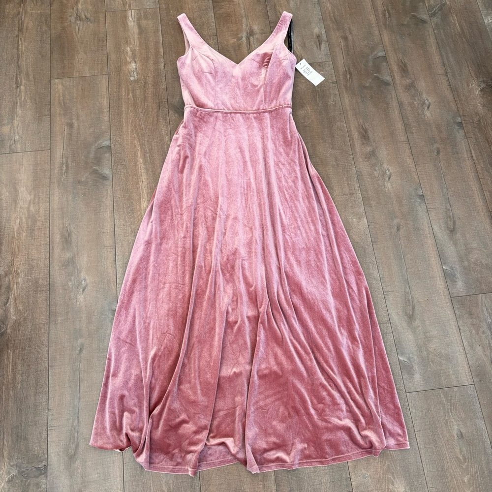 Bill Levkoff 1802 Velvet Rose Dress Gown Women's Special Ocassion Size 10 - Picture 2 of 16